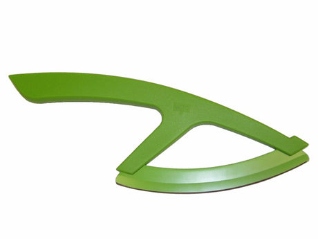 Kulu Green Herb and Veggie Knife by Kuhn Rikon: a high carbon steel knife with a non-stick blade for easy chopping and mincing.