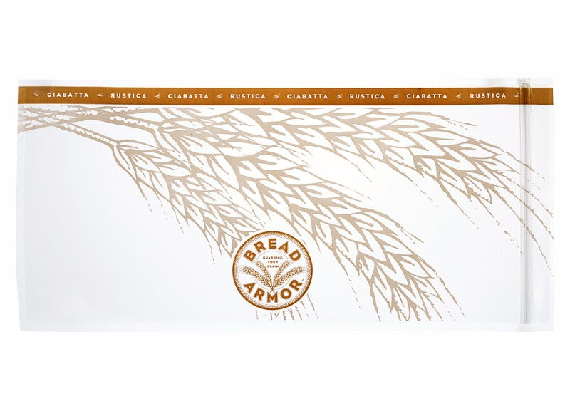 Breathable ciabatta bags (21 x 44 cm) to keep bread fresh and crusty; eco-friendly pack of 2 for home bakers.