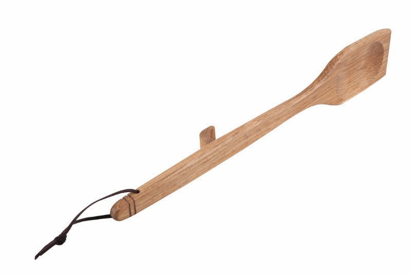 Rustic oak jam spoon set of three, 415mm long, perfect for serving jams and preserves with style and functionality.