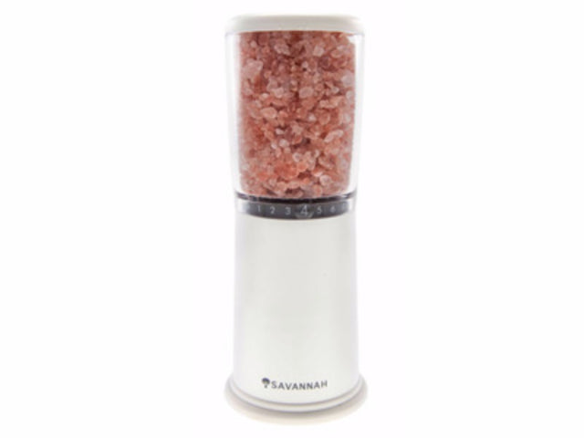 Smart Salt/Pepper Mill with auto-closing base, ceramic grinder, and sleek design, perfect for effortless seasoning.