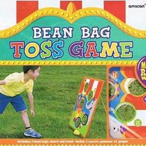 Game Bean Bag Toss set featuring a sturdy wooden board, 4 durable bean bags, ideal for outdoor fun and friendly competition.