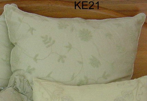 Vibrant green Euro Cushion (60 x 60cm) adding comfort and elegance to any modern living space or cozy setting.