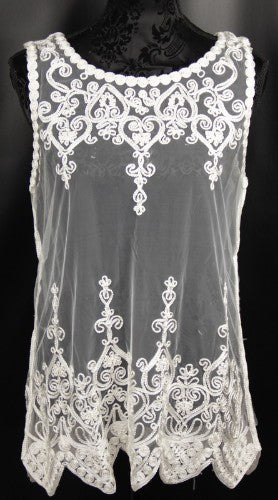 Elegant white guipure lace with floral designs, perfect for fashion projects and enhancing garments with sophistication.