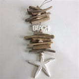 Decorative 40cm driftwood piece with whitewash finish, embodying coastal charm and modern elegance for serene home decor.