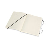 Moleskine Pro Notebook XL in black, soft cover; perfect for notes, sketches and creativity with premium, acid-free paper.