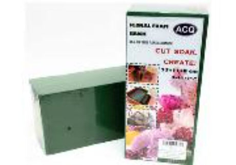 Set of 12 lightweight, 23cm floral foam blocks for stable and hydrating support in floral arrangements and crafts.