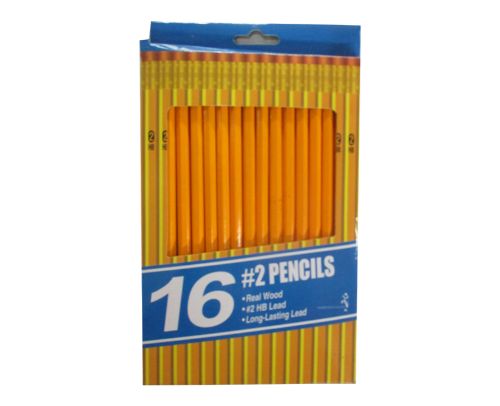 Pencils HB (6 Packs) featuring 16 smooth graphite pencils each, ideal for writing, sketching, and creative work.
