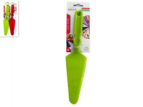 Colorful set of 3 cake spades for easy slicing and serving of cakes, featuring ergonomic handles and durable designs.