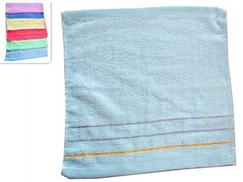 Set of 12 luxurious 30cm facecloths in assorted colors, perfect for skincare, makeup removal, and gentle cleansing.