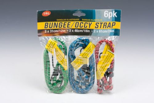 Bungee Strap Set (12pcs) N featuring durable, adjustable straps with hooks for securing and organizing items securely.