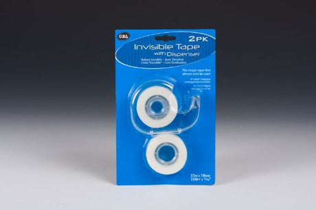 Invisible Tape (8pcs) - Clear, strong adhesive tape for crafting, repairs, and organization, 18MM x 33M rolls, ideal for seamless use.