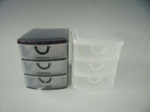 Storage Unit - 3 Tier Drawers (Set Of 6 Assorted)