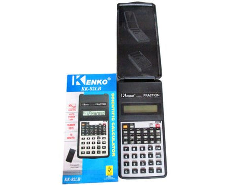 Set of 2 scientific calculators in durable cases, designed for advanced calculations and easy transport for students and professionals.
