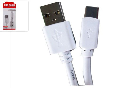 USB Type C data and charge cable, 6-foot length, supports USB 3.0 for fast data transfer and quick charging.