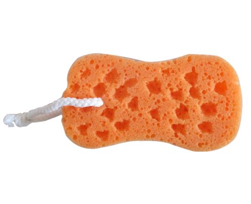 Set of 6 luxurious, eco-friendly bath sponges for gentle exfoliation and a refreshing cleanse in vibrant colors.