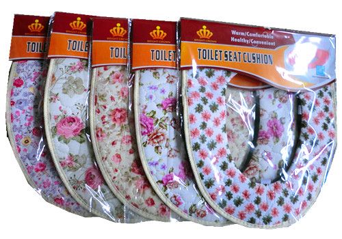 Toilet Seat Cover Thick (Set Of 3 Assorted)