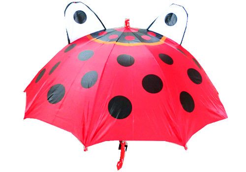 Colorful set of 3 ladybird design umbrellas for kids, perfect size at 60cm, ideal for rainy day fun and outdoor adventures.