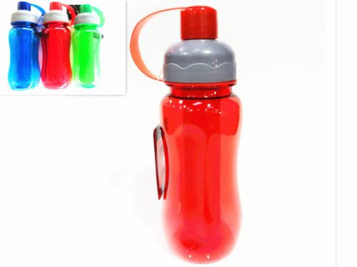 Set of 4 colorful 400ml drink bottles with freeze tubes for keeping beverages cold, perfect for active lifestyles.