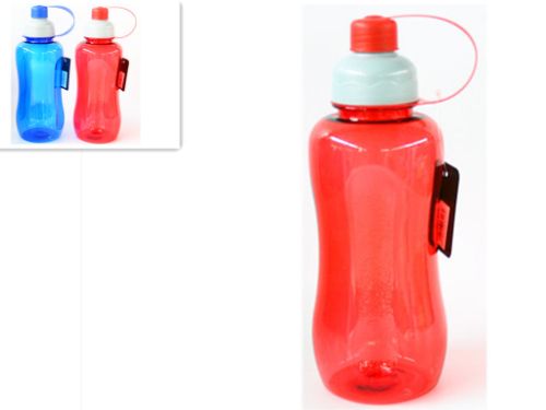 Set of 4 vibrant 1L reusable drink bottles, BPA-free, perfect for hydration during fitness, outdoor activities, and everyday use.
