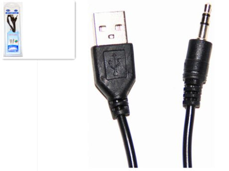 1.5m USB audio cable for seamless connectivity, enhancing sound quality for speakers and mixers. Durable and versatile.