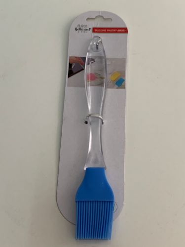 Set of 4 silicone pastry brushes in various colors, perfect for glazing, basting, and effortless cleaning.