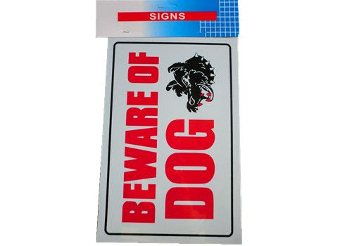 Sign - Beware Of Dog 30cm (2 Units)