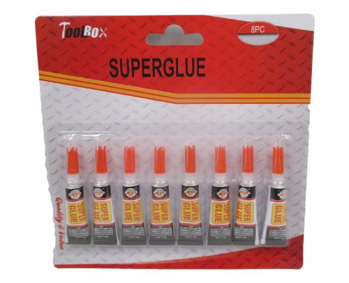Pack of 48 superglue tubes with precision tips, ideal for strong, quick repairs on various surfaces.