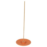 Beautiful terracotta incense plate with intricate Tree of Life design, perfect for meditation and home decor.