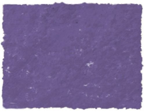 Extra soft square pastel in Flinders Blue Violet B, offering creamy application and vibrant color for artistic creations.