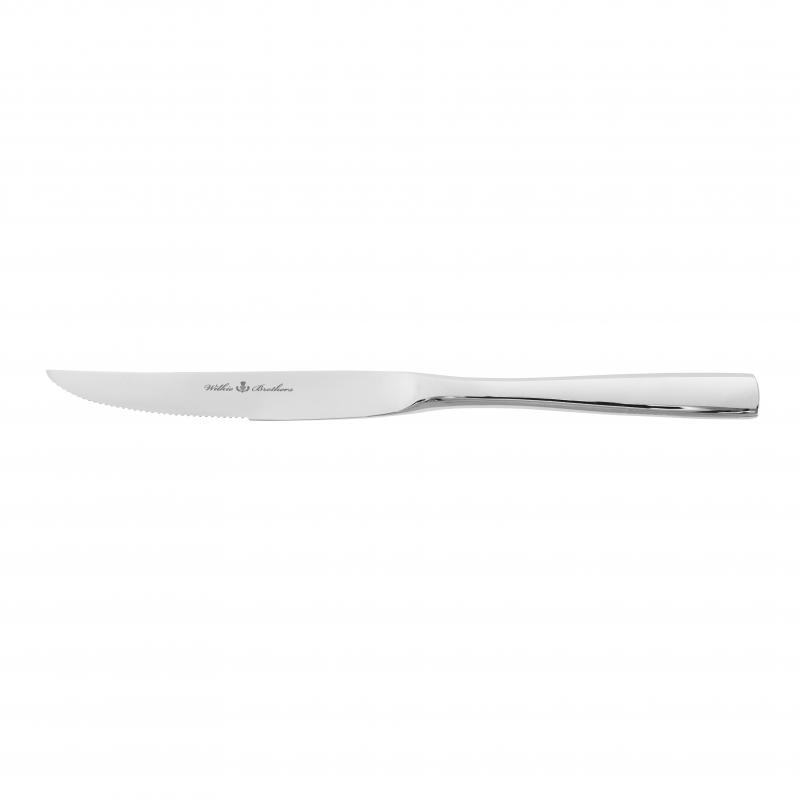 Elegant Hartford 8 Piece Steak Knife Set with stainless steel blades and ergonomic handles for effortless slicing.