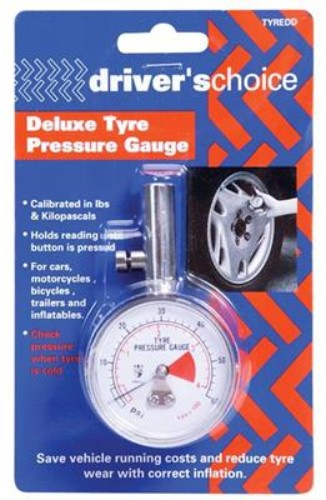 Drivers Choice 0-60 PSI Professional Tyre Gauge