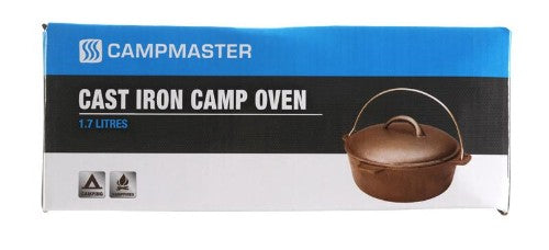 Campmaster 1.5L Dutch Cast Iron Dome Type Camp Oven