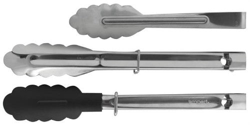 Propert 53 Professional Food Tongs set of 3, featuring heat-resistant design and ergonomic handles for easy food handling.