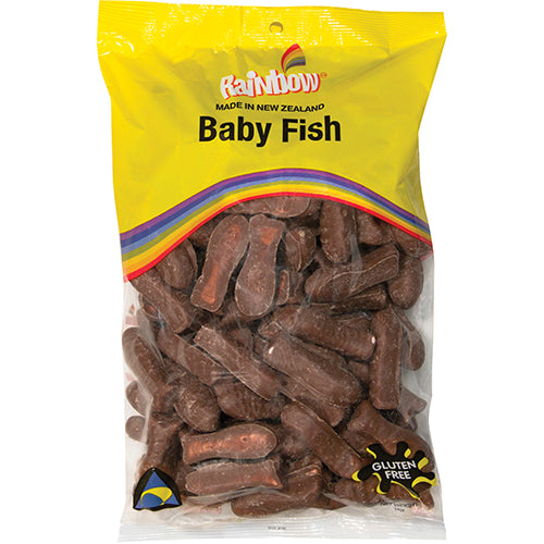 Colorful chocolate baby fish treat, 1kg bag, perfect for parties and candy lovers, rich flavor and nostalgic joy.