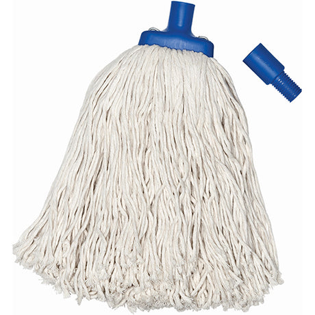 High-quality absorbent cotton mop refill designed for heavy-duty cleaning on all floor surfaces.