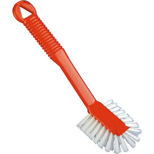 Raven Radial Dish Brush with ergonomic handle and effective bristles for easy cleaning of pots and pans.