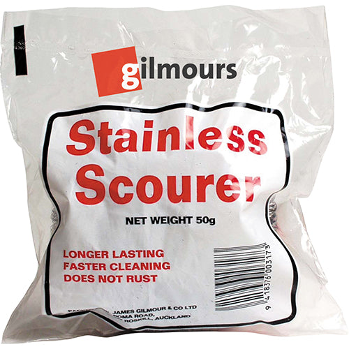 Gilmours Scourer Stainless Steel Single 50g