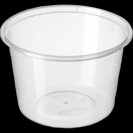 Bonson 700ml round containers, 50-pack, BPA-free, stackable, leak-proof for meal prep and food storage.
