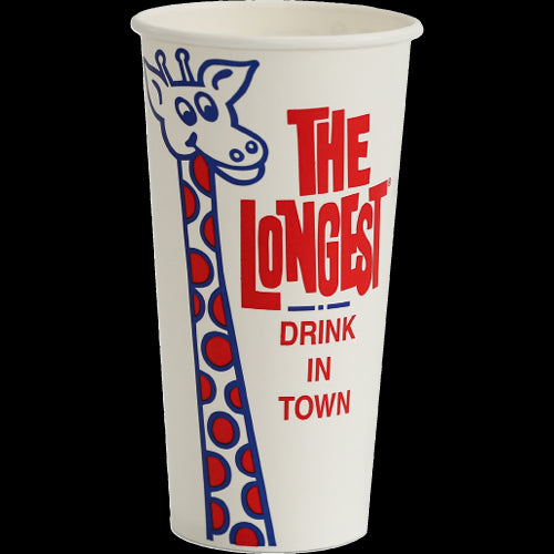 Huhtamaki 800ml milkshake cups in a 25-pack, perfect for serving cold drinks and desserts at events. Eco-friendly and stylish.