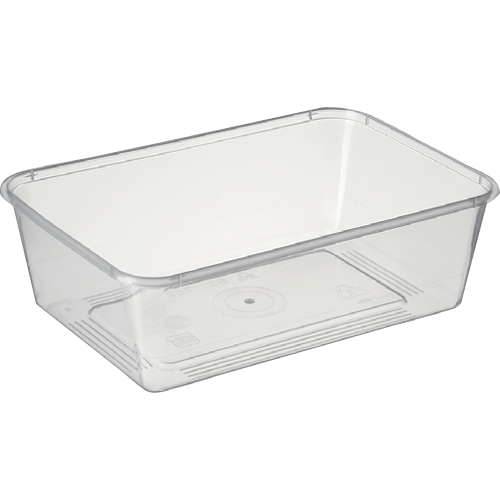 Bonson 750ml rectangular containers pack of 50, BPA-free, microwave and dishwasher safe, perfect for meal prep and storage.