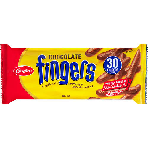 Griffin's Chocolate Fingers Biscuits 180g