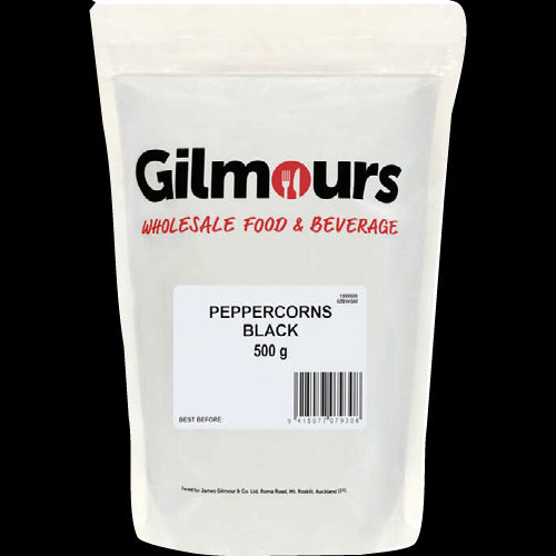 Gilmours Black Peppercorns 500g
