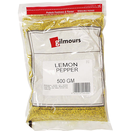 Gilmours Lemon Pepper 500g
