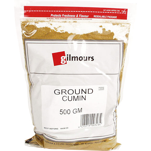 Ground cumin in a 500g package, perfect for enhancing the flavor of your culinary dishes.