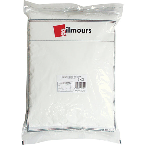 Gilmours Maize Cornflour 3kg - Premium gluten-free cornflour for smooth sauces, baking, and thickening soups.