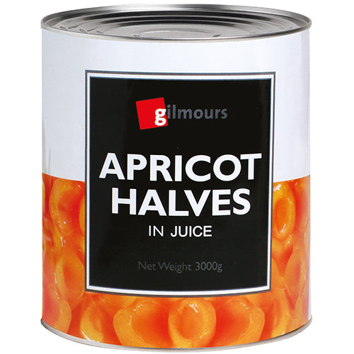Gilmours Apricot Halves In Juice 3kg