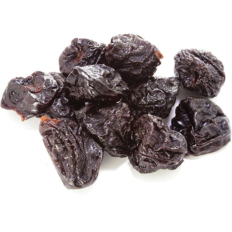 A 3kg bag of Gilmours Pitted Prunes, rich in vitamins and fiber, perfect for snacking, baking, or oatmeal.