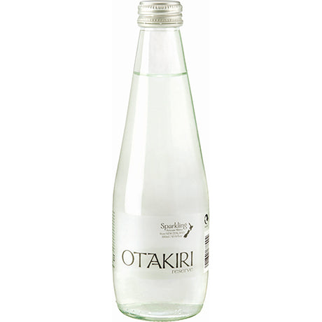 Otakiri Springs 300ml glass bottle sparkling water, offering crisp, refreshing taste in an eco-friendly, stylish design.