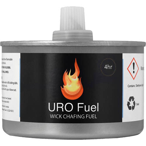 URO FUEL 4 Hour Heat Wick 170g, perfect for keeping food warm during events with a long-lasting, clean-burning flame.