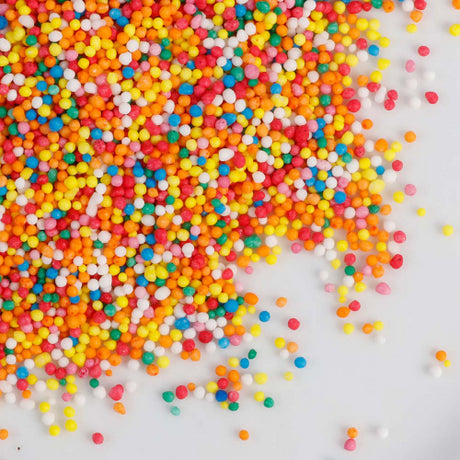 Colorful 1.5kg pack of Go Bake Rainbow sprinkles for cakes and desserts, perfect for adding fun and festive flair.